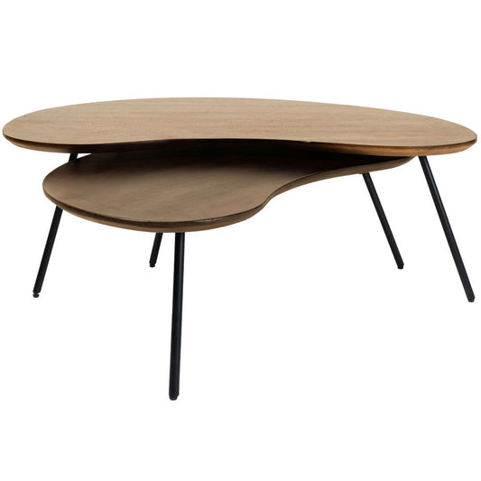 Salontafel - Ludo S/2 bruin