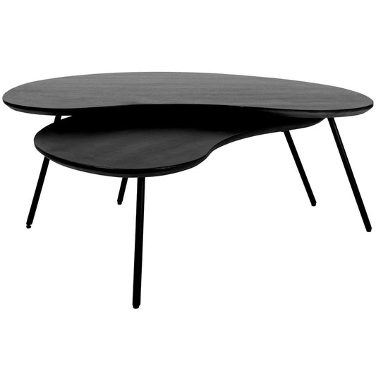 Salontafel - Ludo S/2 zwart