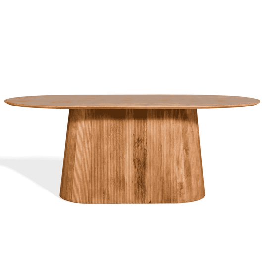 Eettafel - Baro ovaal lichtbruin