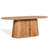 Eettafel - Baro ovaal lichtbruin
