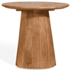 Bijzettafel - Linea lichtbruin Ø60 cm