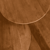 Bijzettafel - Linea lichtbruin Ø60 cm