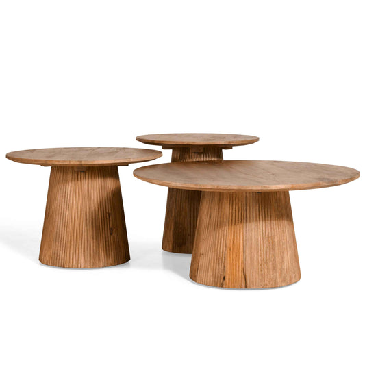 Bijzettafel - Linea lichtbruin S/3