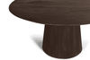 Eettafel - Linea rond donkerbruin