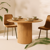 Eettafel - Laro rond naturel Ø120 cm